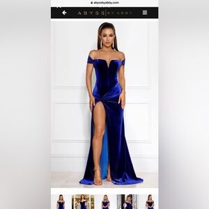 Royal Blue Formal Dress.